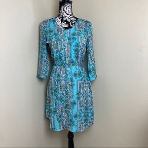 EUC Victoria's Secret Paisley Button Up Dress